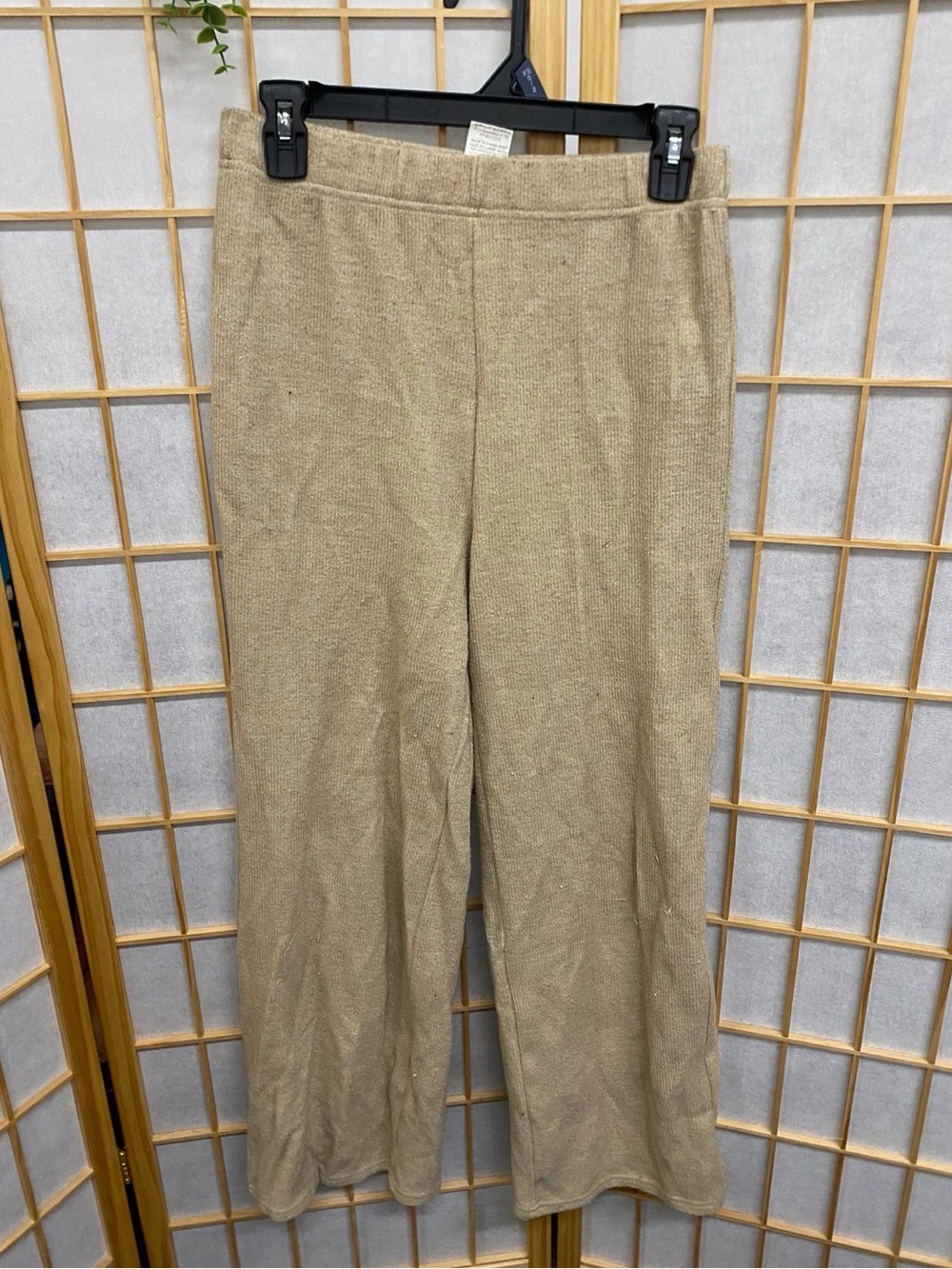 SHEIN Wide Leg Pants in Beige